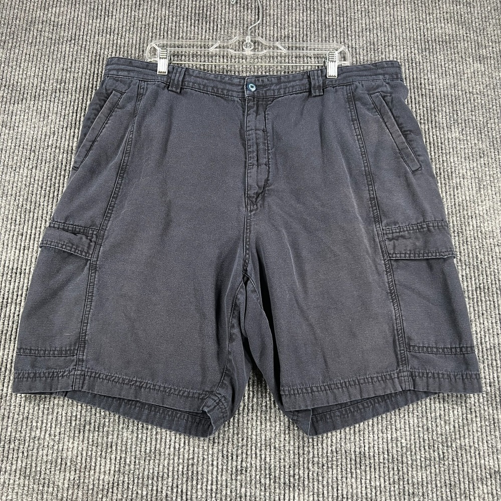 Tommy Bahama Relax Cargo Shorts Mens Size 40 Blue Beach Vacation Casual